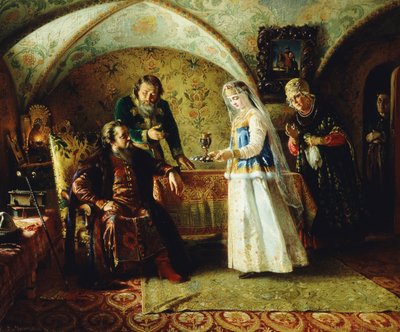 A Introdução, 1868 de Konstantin Egorovich Makovsky