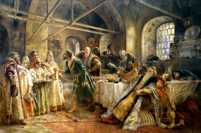 A Cerimônia do Beijo, 1895. de Konstantin Egorovich Makovsky