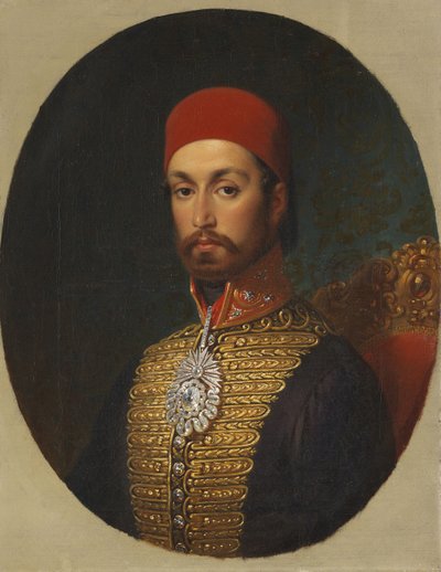 Retrato do Sultão Abdülmecid I, c. 1846 de Konstantin Johann Franz Cretius
