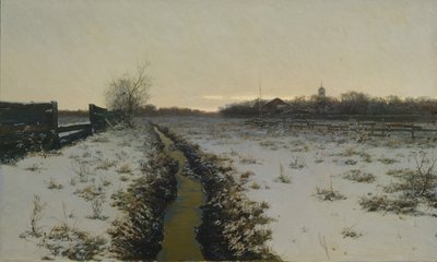 Noite de inverno, 1888 de Konstantin Konstantinovich Pervukhin
