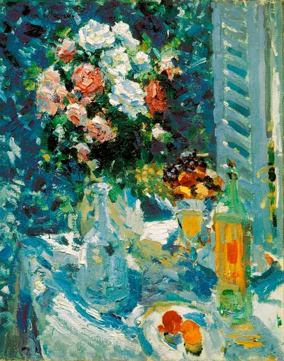 Flores e Frutos, 1911-1912. de Konstantin Alekseevich Korovin