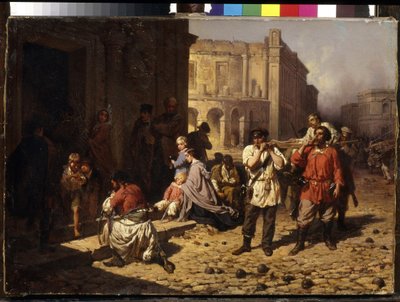 O cerco de Sevastopol em 1854 de Konstantin Nikolaevich Filippov
