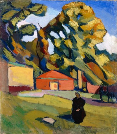 Paisagem decorativa, 1928-1929 de Konstantin Nikolayevich Istomin