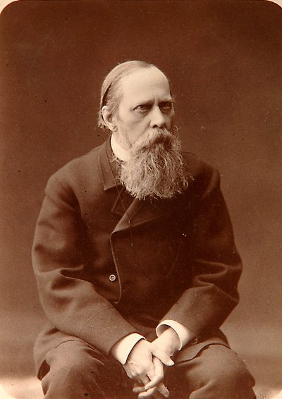 Mikhail Saltykov-Shchedrin, autor russo, década de 1880 de Konstantin Schapiro
