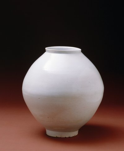 Frasco "Lua Cheia", início do século XVII (porcelana com esmalte) de Korean School
