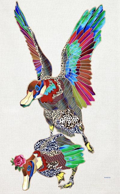 Patos com padrões coloridos de Kostyantin Malginov