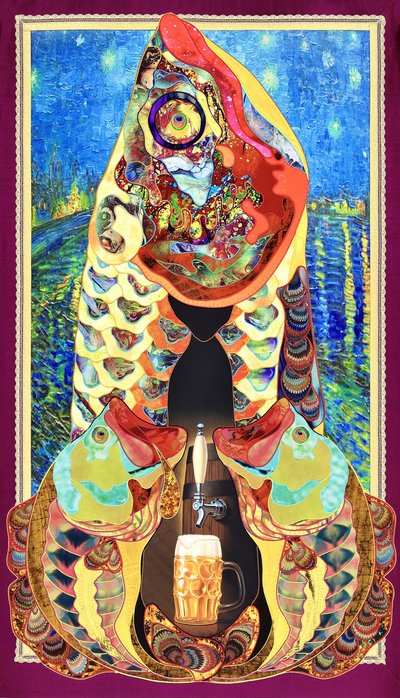 Cerveja Starry Night Fish de Kostyantin Malginov