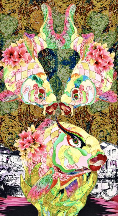 Koi de fantasia vibrante de Kostyantin Malginov