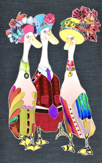 Patos com trajes extravagantes de Kostyantin Malginov