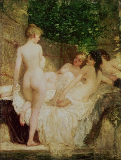 Depois do banho, c.1880 de Károly Lotz