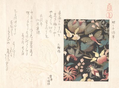 Design para Leather and Netsuke, século XIX. de Kubo Shunman