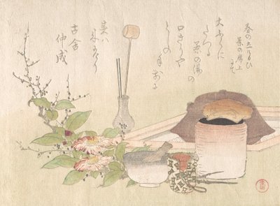 Conjunto de Utensílios para a Cerimónia do Chá, século XIX. de Kubo Shunman
