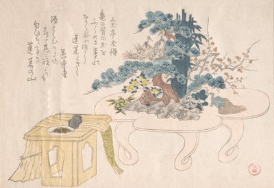 Shimadai e Sambo, século XIX. de Kubo Shunman
