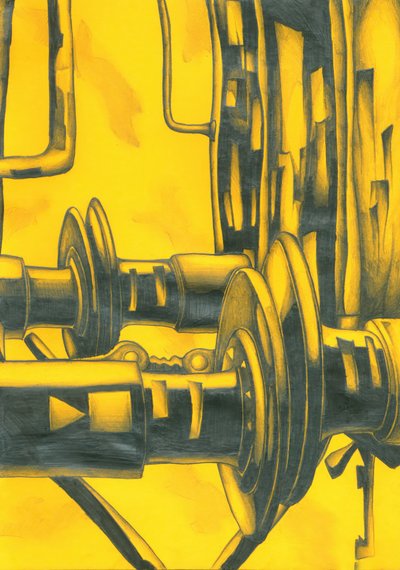 Golden Industrial Gears de Kulik