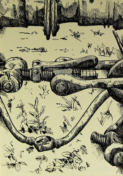 Ilustração de natureza industrial de Kulik