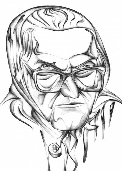 Retrato estilizado e intenso de Kulik