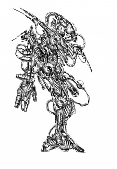 Máquina ciborgue complexa de Kulik