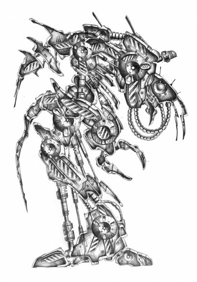 Monstro robô steampunk de Kulik