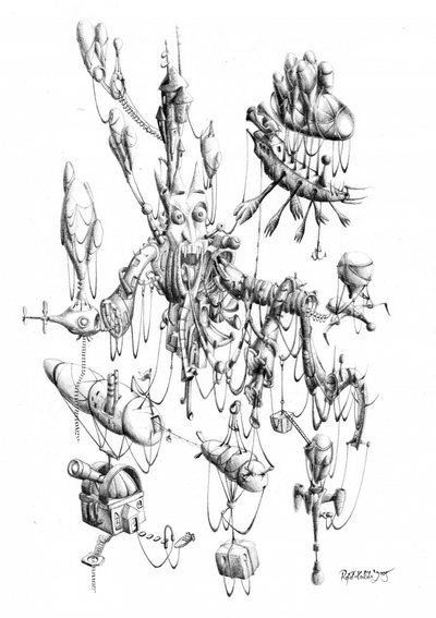 O Mestre das Marionetas Surreal de Kulik