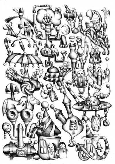 Criaturas surrealistas e caprichosas de Kulik
