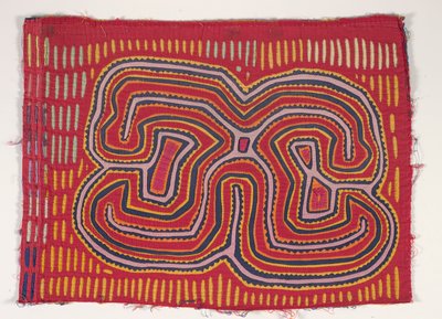 Painel de Camisa (mola), c.1950 (algodão aplicado) de Kuna Indian Culture