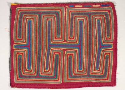 Painel de Camisa (mola), c.1950 (algodão aplicado) de Kuna Indian Culture