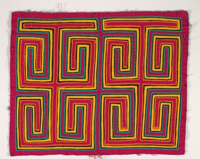 Painel de Camisa (mola), c.1950 (algodão aplicado) de Kuna Indian Culture