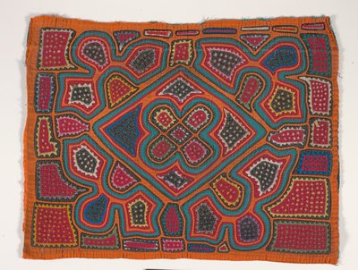 Painel de Camisa (mola), c.1950 (algodão aplicado) de Kuna Indian Culture