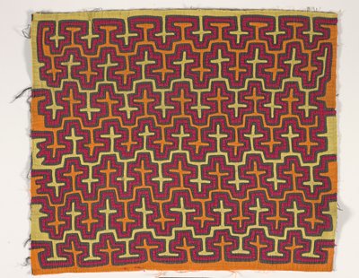 Painel de Camisa (mola), c.1950 (algodão aplicado) de Kuna Indian Culture