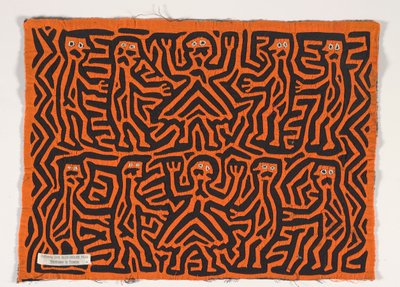 Painel de Camisa (mola), c.1950 (algodão aplicado) de Kuna Indian Culture