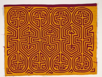 Painel de Camisa (mola), c.1950 (algodão aplicado) de Kuna Indian Culture