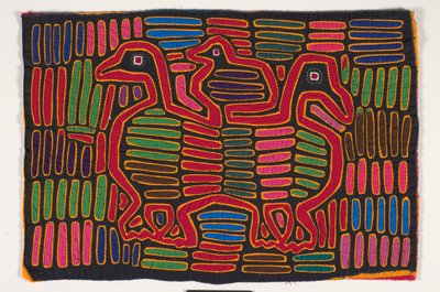 Painel da camisa (mola) (algodão aplicado) de Kuna Indian Culture