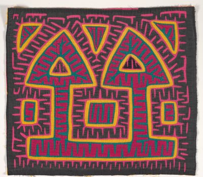 Painel da camisa (mola) (algodão aplicado) de Kuna Indian Culture
