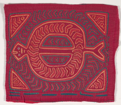 Painel da camisa (mola) (algodão aplicado) de Kuna Indian Culture