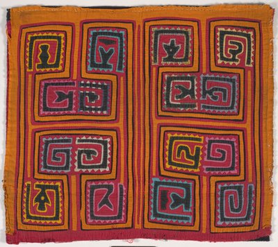 Painel da camisa (mola) (algodão aplicado) de Kuna Indian Culture