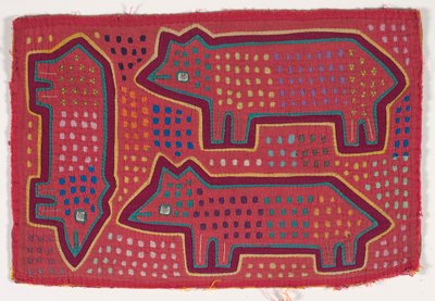 Painel da camisa (mola) (algodão aplicado) de Kuna Indian Culture