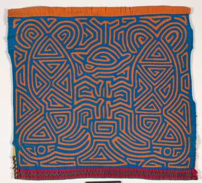 Painel da camisa (mola) (algodão aplicado) de Kuna Indian Culture