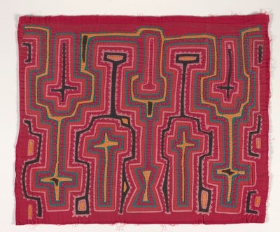 Painel da camisa (mola) (algodão aplicado) de Kuna Indian Culture