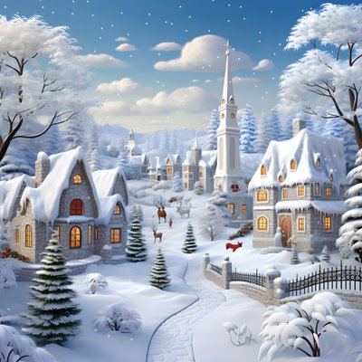 3d Natal com neve 1 de Kurt Heppke