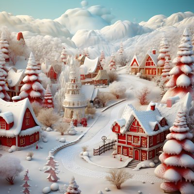 3d Natal com neve 4 de Kurt Heppke