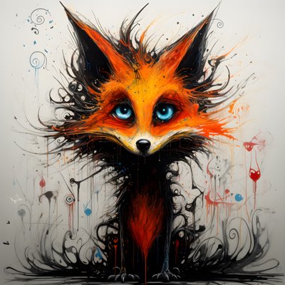 Antropomorfismo da Raposa Mágica 2 de Kurt Heppke