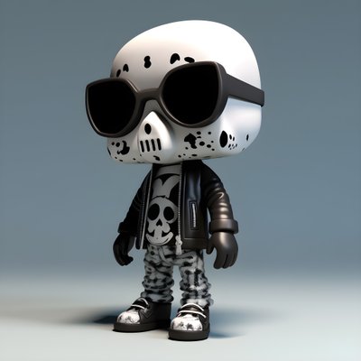 Esqueleto pequeno Chibi 3 de Kurt Heppke
