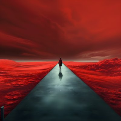 Uma longa estrada vermelha. Caminhando. Como o herói que nunca andou. 2 de Kurt Heppke