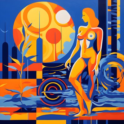 Desilusão ao sol, Mulher da água 1 de Kurt Heppke