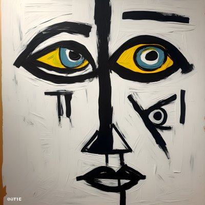 Rosto com 3 olhos 2 de Kurt Heppke