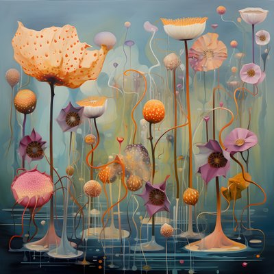 Vagens de sementes de flor de lótus 3 de Kurt Heppke