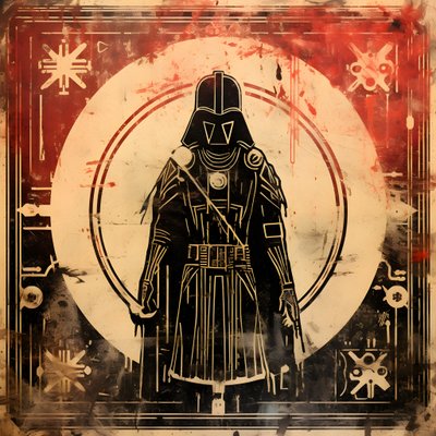 Arte de gravura em metal ao estilo da estética do Antigo Egipto 4 de Kurt Heppke