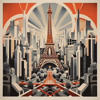 Cartaz publicitário, Paris, França 2 de Kurt Heppke