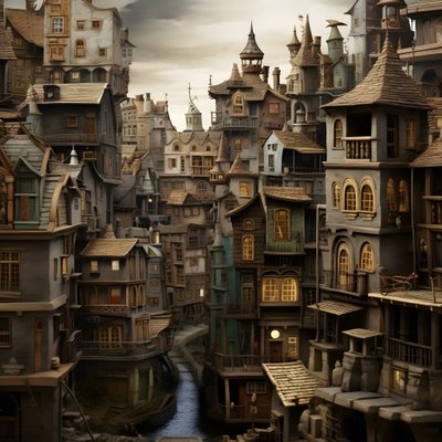 uma cidade de casas deitadas 2 de Kurt Heppke