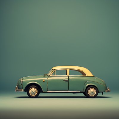um carro grande e um carro pequeno 1 de Kurt Heppke